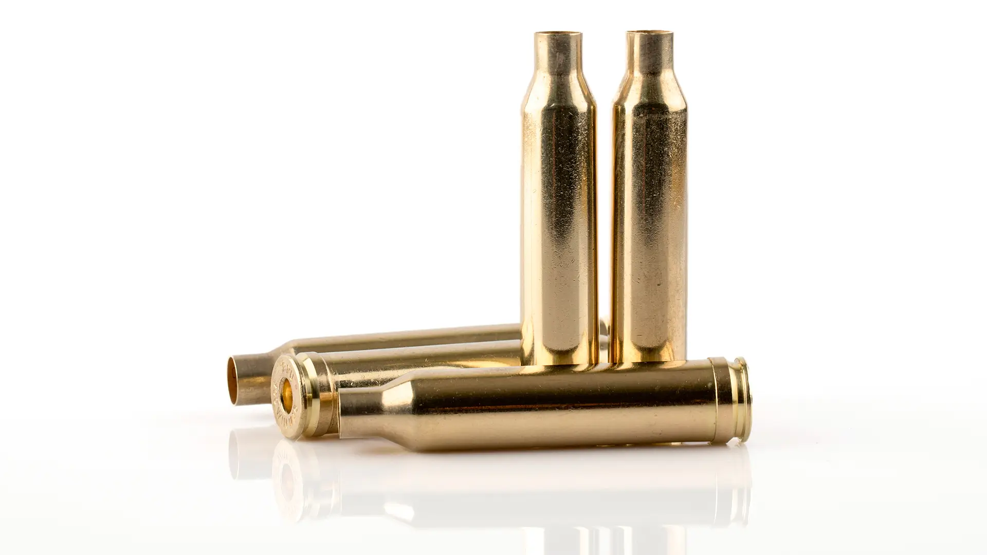 50er Pack PPU Hülsen im Kaliber .22-250 Remington, ideal für präzises Wiederladen