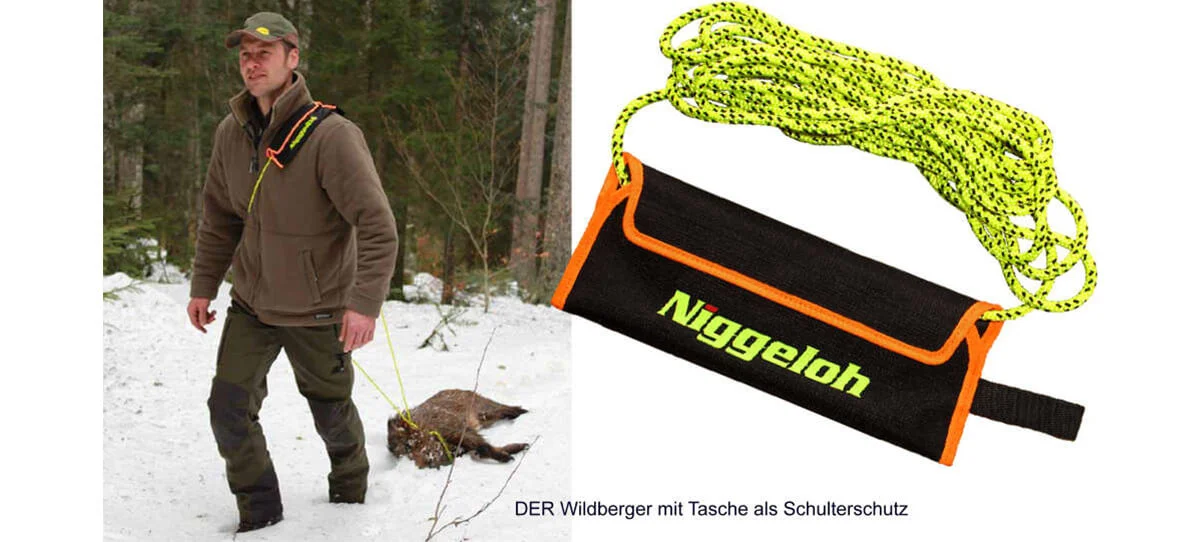 Handhabung von NIGGELOH DER WILDBERGER, demonstriert einfaches Wildziehen